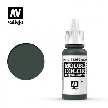 Vallejo Model Color Acrylic Paint Black Green 70980